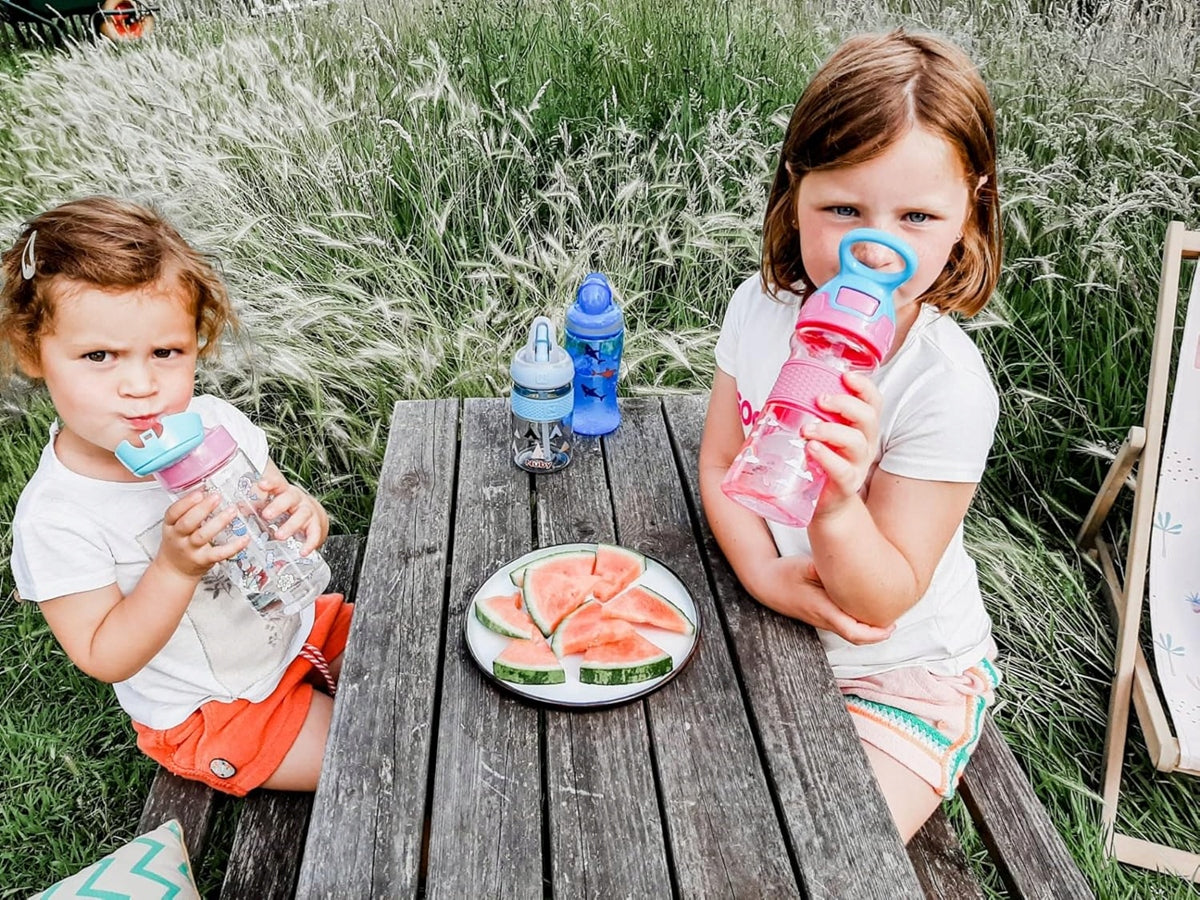 NUBY Flip-it Cup tritanowy kubek niekapek ze słomką i ustnikiem 3 l+ 360 ml