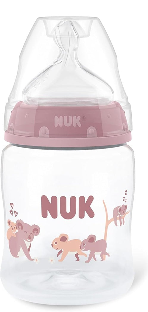 NUK First Choice flaska 150 ml napp S långsamt flöde 0+ KOALA