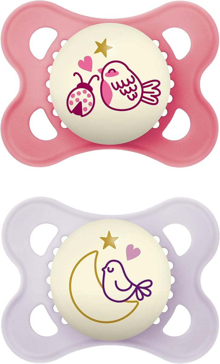 MAM ORIGINAL NIGHT dudlík x2 2-6m svítící