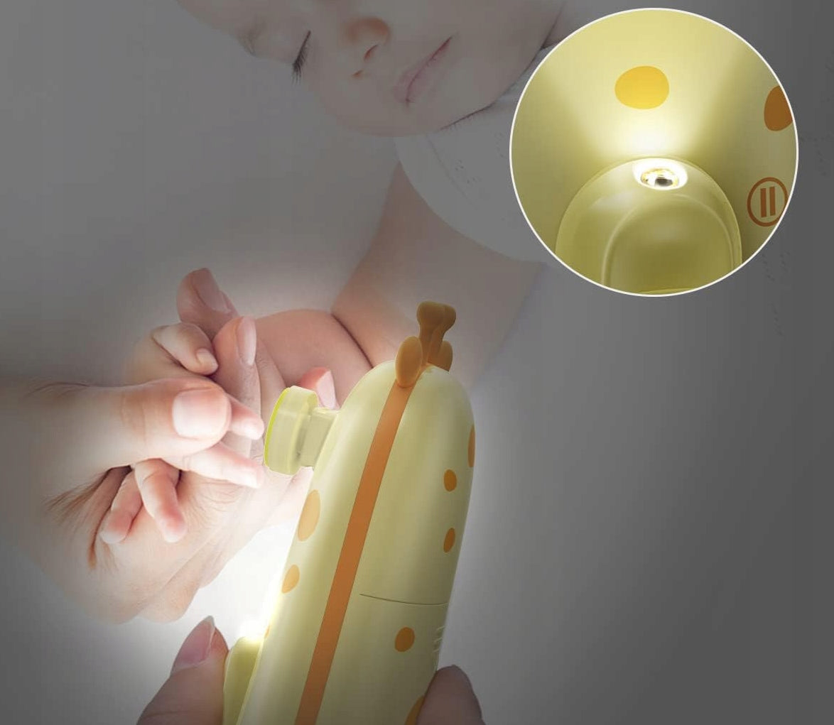 MEGAINVO elektryczny pilnik do paznokci lampka LED 10 końcówek