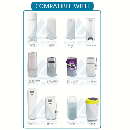 ALETO inserto pellicola per tommee tippee angelcare litterlocker ecc x3