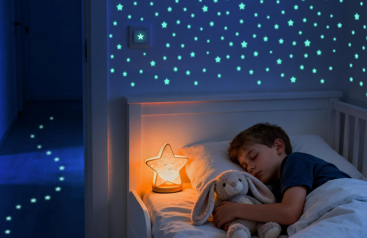 LILIMAUS stelle autoadesive che si illuminano al buio 100 pezzi