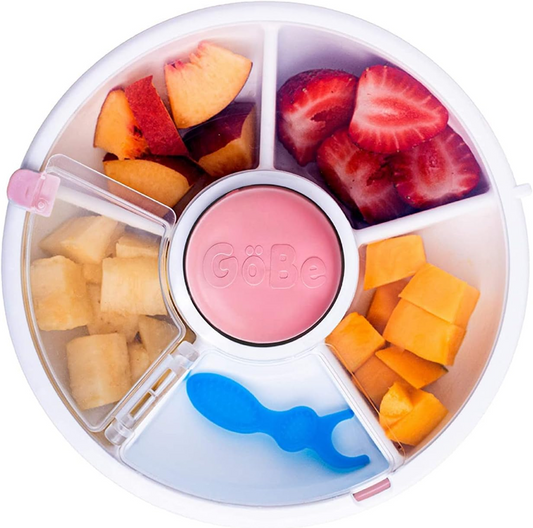 GOBE Snack Spinner recipiente giratorio para snacks 5 compartimentos 5,5 x 16 cm