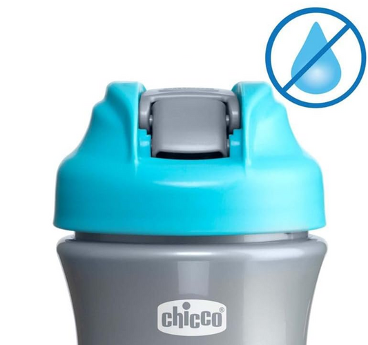 CHICCO Pop-up Cup kubek niekapek z ustnikiem i słomką 350 ml 2 lata+