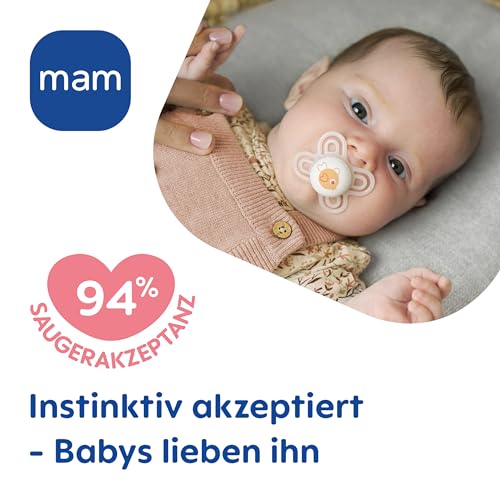 MAM Perfect Day & Night silikonesutter 0-6m x4 LYSER