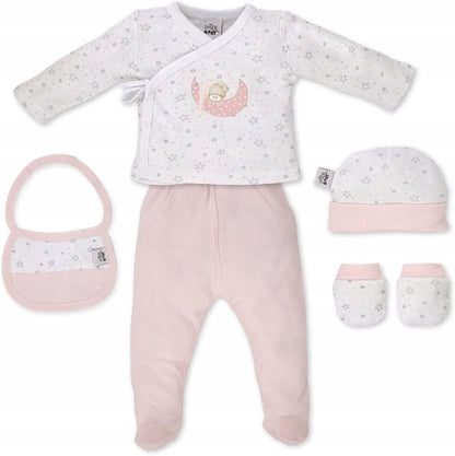 INTERBABY geschenkset van bamboe pyjama muts sokken slabbetje