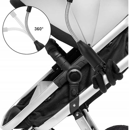 RIOGOO ochranný dáždnik na kočík, priemer 73cm, UV žiarenie 50+, vodoodolný