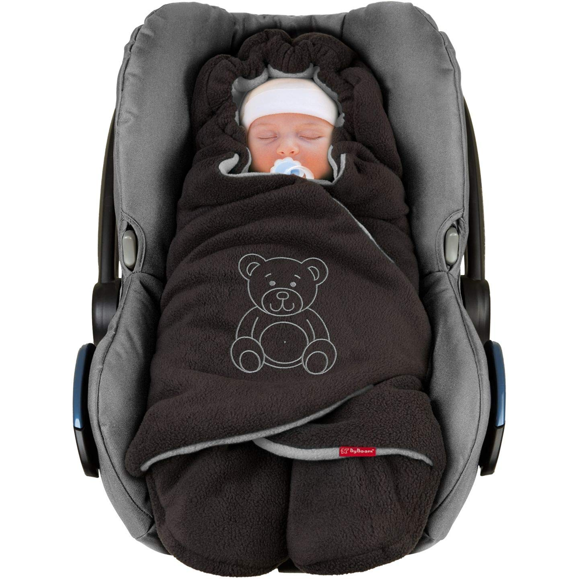 BYBOOM copertina avvolgente per seggiolino passeggino in pile