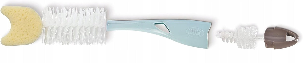 NUK 2-i-1 børste til rengøring af flaskesutter og sutter 28 cm