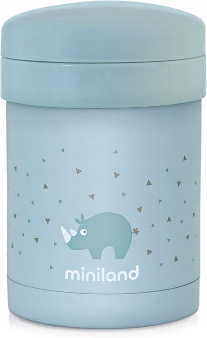 MINILAND Θερμός φαγητού Thermetic 700 ml + 2 δοχεία και θήκη μεταφοράς με λαβή