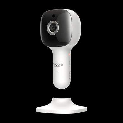 HUBBLE Nursery Pal Xloud cyfrowa niania elektroniczna 5" biała kamera WiFi z podstawą do monitorowania dziecka