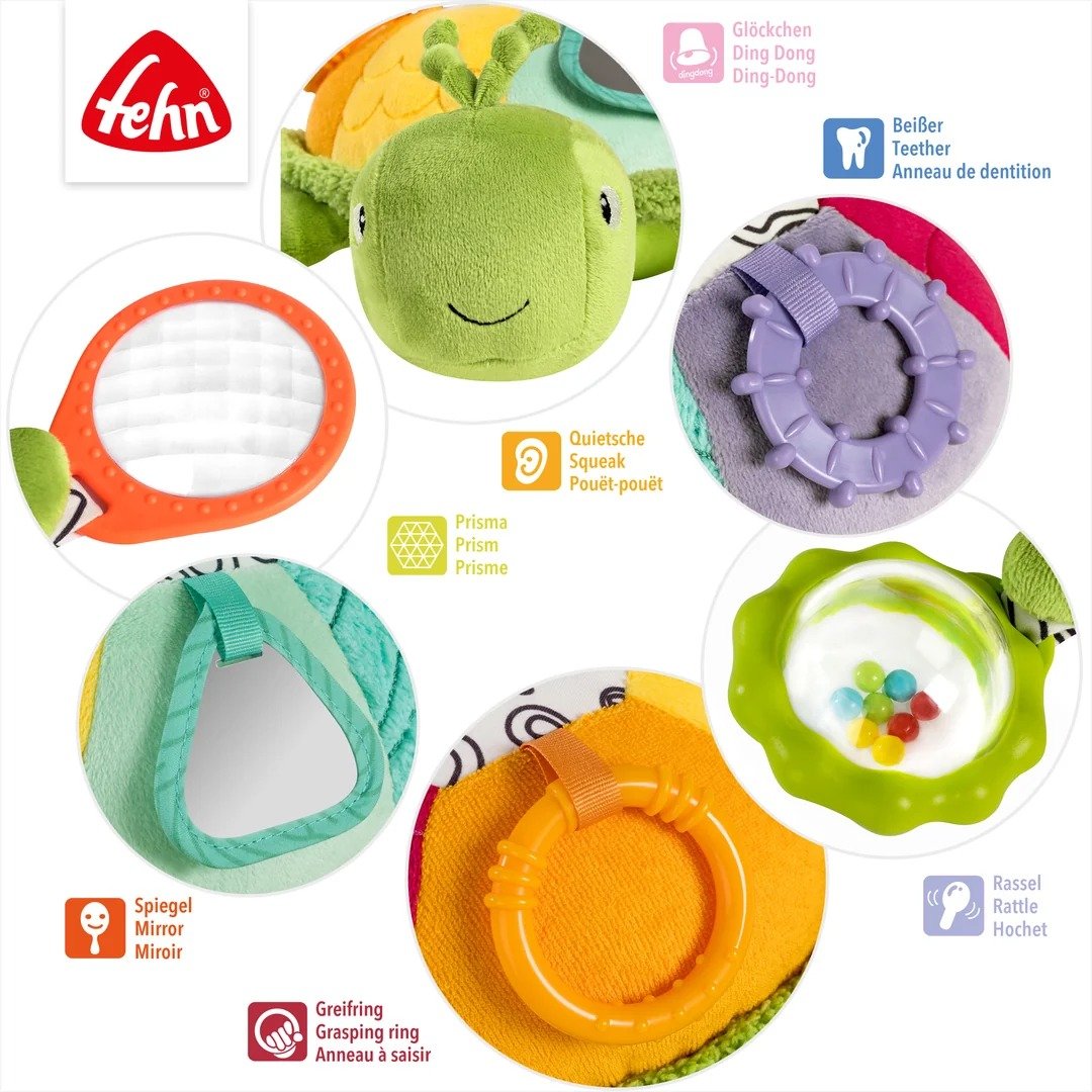 Fehn tortue de mer XL jouet d’activités 3m+