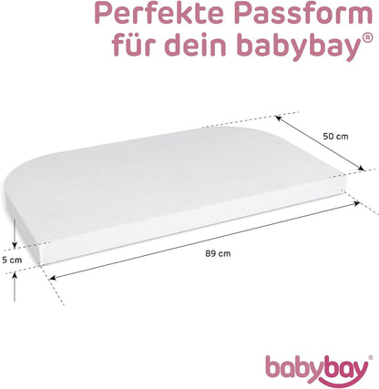 BABYBAY чаршаф с ластик и мембрана 89x50 cm