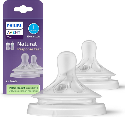 PHILIPS AVENT Natural RESPONSE cumik cumisüvegekhez 0 hónap+ 2 db