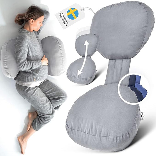 BABYBEFUN kompaktní nastavitelný těhotenský polštář