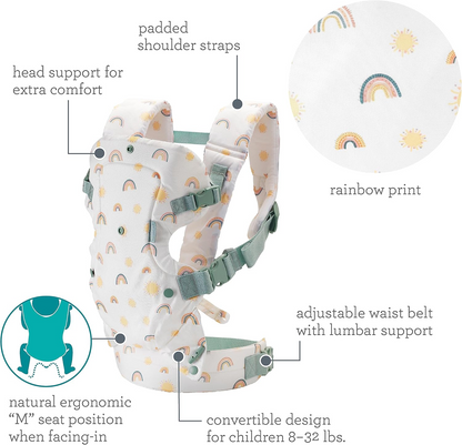 INFANTINO Flip 4 em 1 porta-bebés ergonómico 3-14,5kg