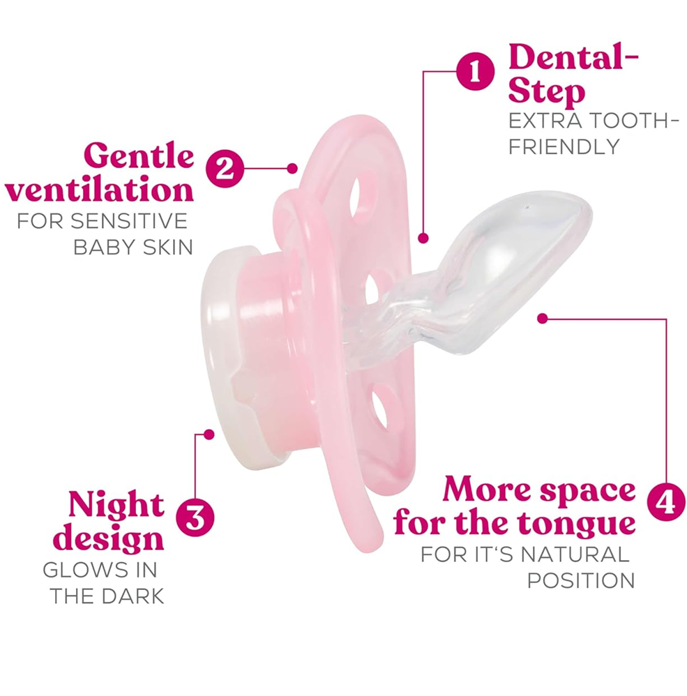 DENTISTAR succhietto calmante in silicone 2x 14 mesi+