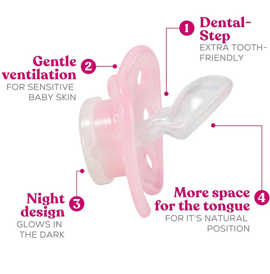 DENTISTAR NIGHT chupeta calmante de silicone 3x  14m+