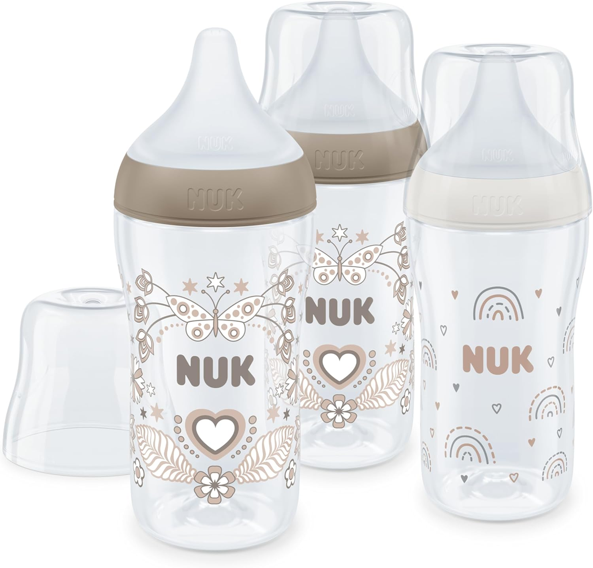 NUK Perfect Match set de démarrage biberons 260ml x3