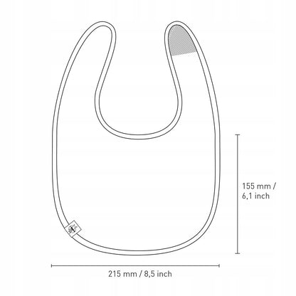 LASSIG σαλιάρα βαμβακερή με Velcro x5 3-18 μηνών