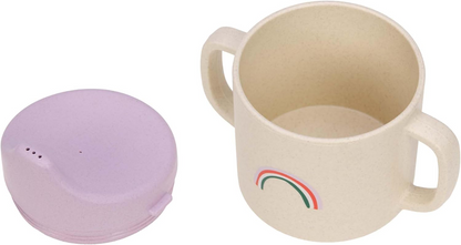 LASSIG Sippy Cup Happy Rascals Heart training cup for learning to drink
