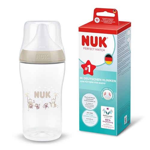 Biberón anticólicos NUK Perfect Match de 260 ml, 3m+