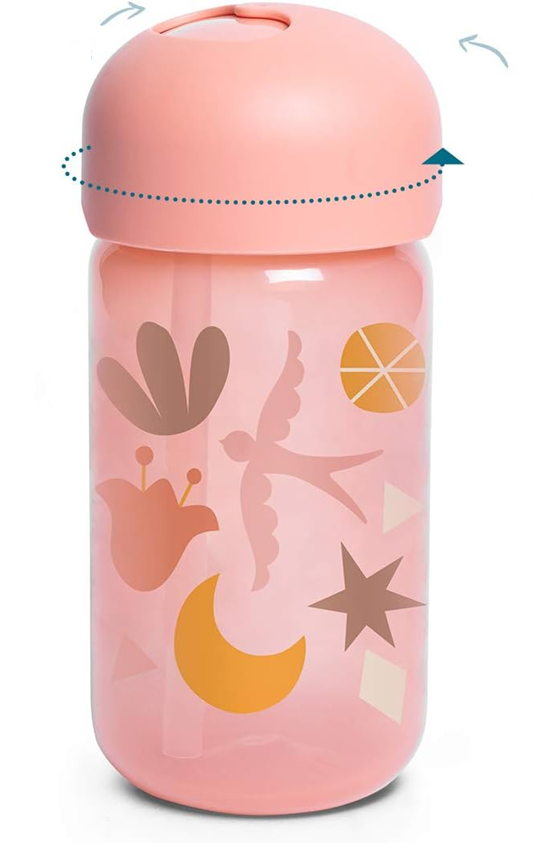 SUAVINEX Gobelet d'apprentissage avec paille 340 ml 18 m+ anti-fuite