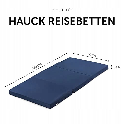 HAUCK madrass för resesäng, tjocklek 5cm, 120x60