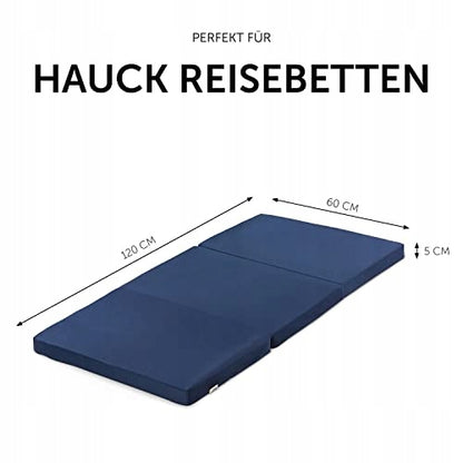 HAUCK madrass för resesäng, tjocklek 5cm, 120x60