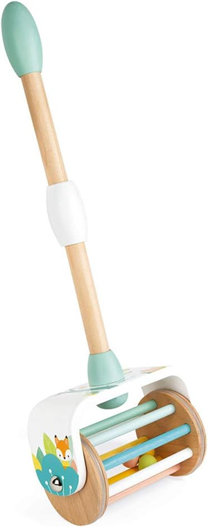 JANOD Pure carrello in legno con sonaglino 49 cm