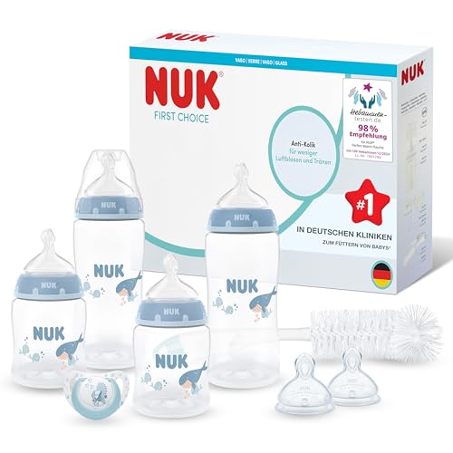 Set de biberones NUK First Choice Perfect Start de 0-6 meses, 8 piezas