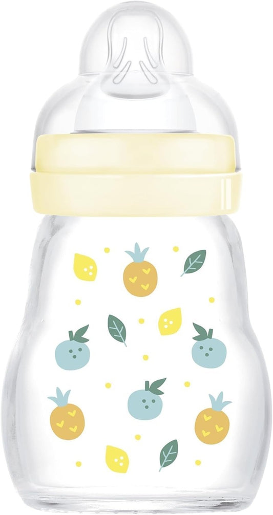 MAM Feel Good glazen fles 170 ml 0 m+ speen 1