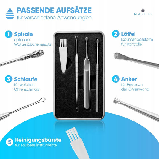 NEATCLEAN zestaw do pielęgnacji i czyszczenia uszu