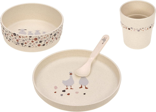 Set di stoviglie LASSIG Tiny Farmer senza melamina