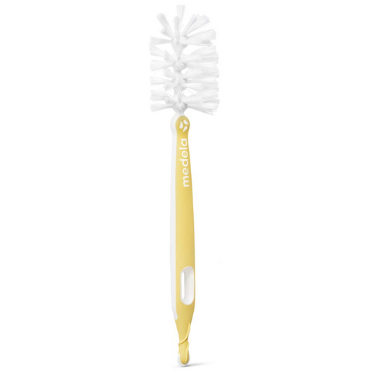 MEDELA 2w1 szczotka do czyszczenia smoczków i butelek 30 cm + podstawka