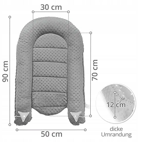 TOTSY BABY бебешко гнездо 90 x 50 minky