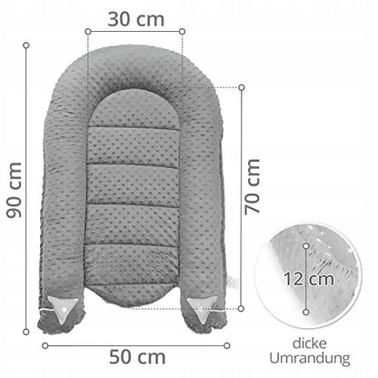 TOTSY BABY бебешко гнездо 90 x 50 minky