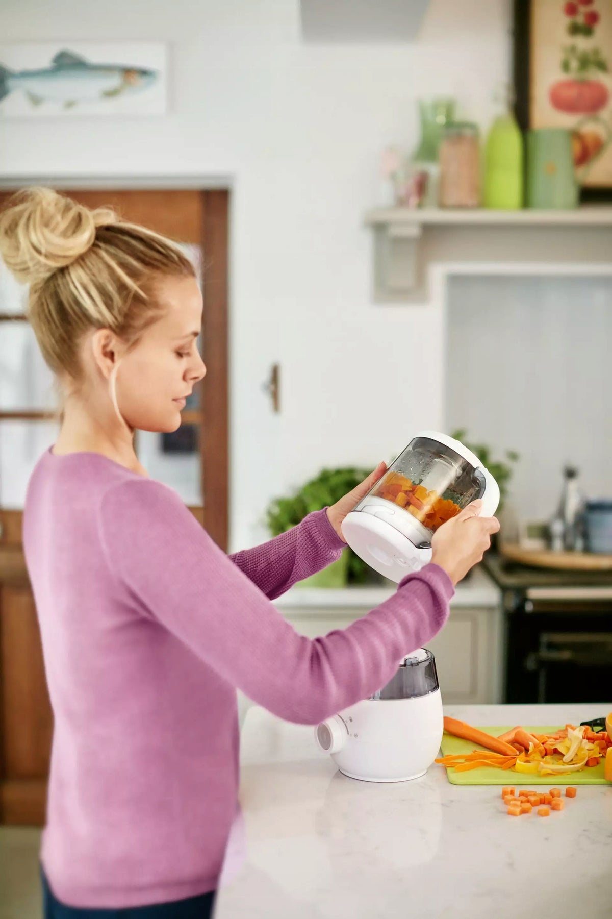 PHILIPS AVENT SCF883/01 4 in 1 vaporiera frullatore 1000ml