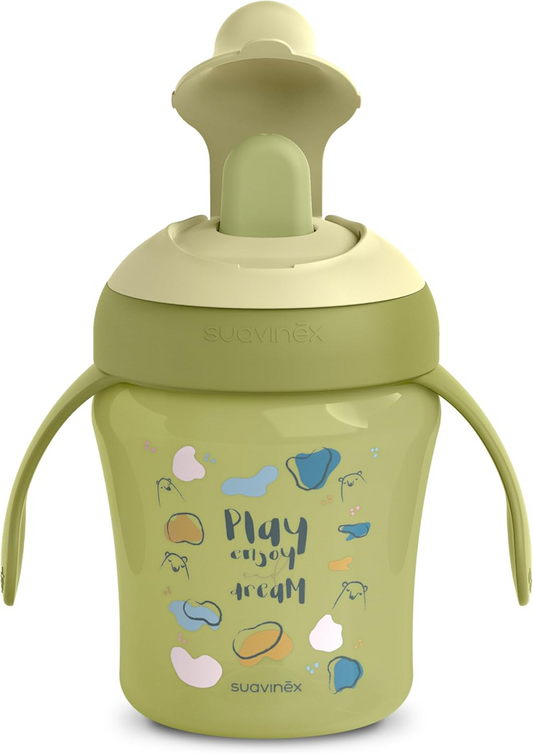 SUAVINEX Tasse d’apprentissage anti-fuite avec bec dur 200 ml 6 m+