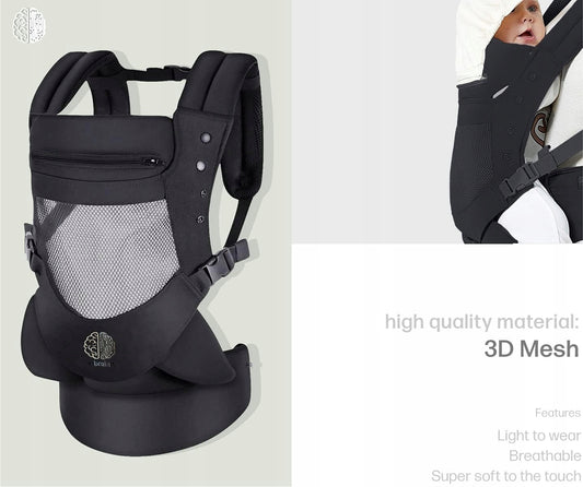 EBRAINIT nosidełko ergonomiczne z siateczką od 4msc do18kg