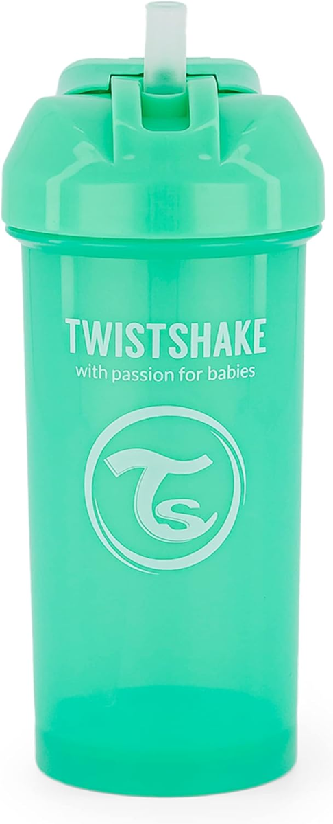 TWISTSHAKE Straw Cup kubek niekapek ze słomką 360 ml 6 m+