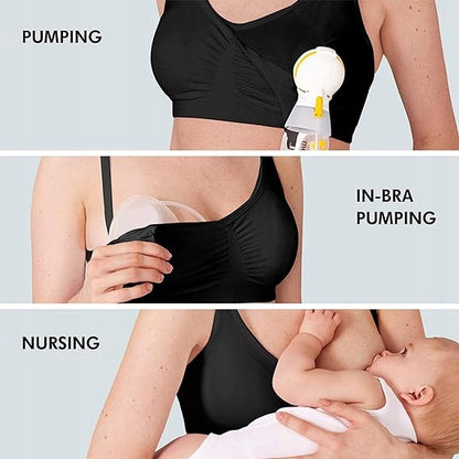 MEDELA kojicí a odsávací podprsenka 3v1 s vložkami XXL