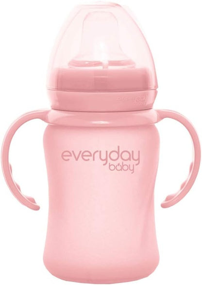 EVERYDAY BABY Sippy Cup sklenený netečúci pohár 150 ml 6 m+