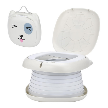 NK vasino pieghevole da viaggio toilette portatile + sacchetti e custodia