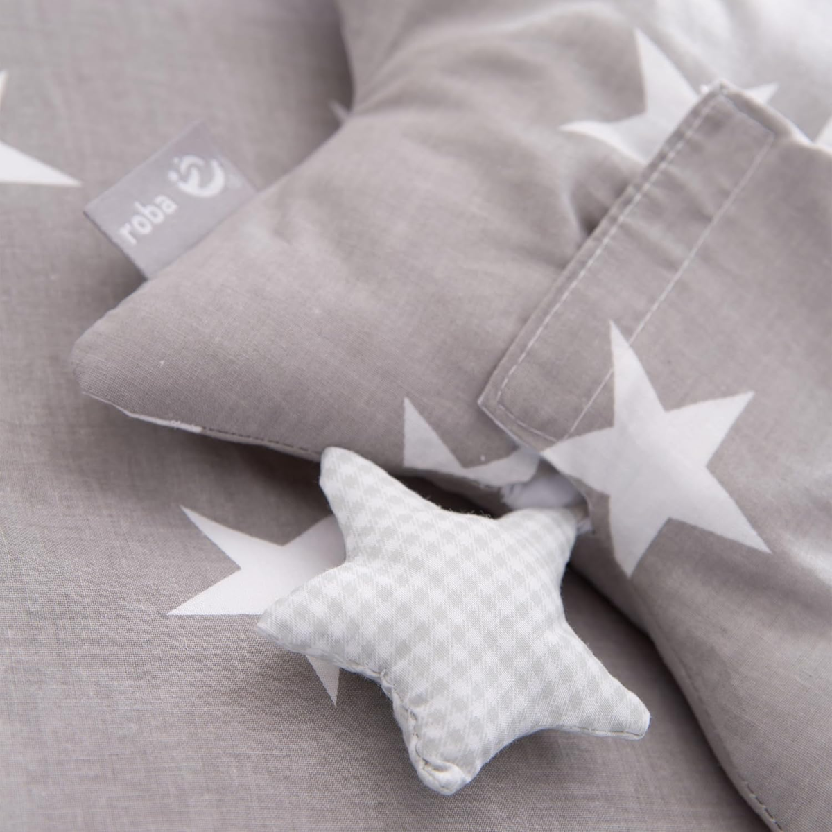 ROBA Little Stars giostrina musicale da appendere per passeggino e lettino 27 x 27 cm