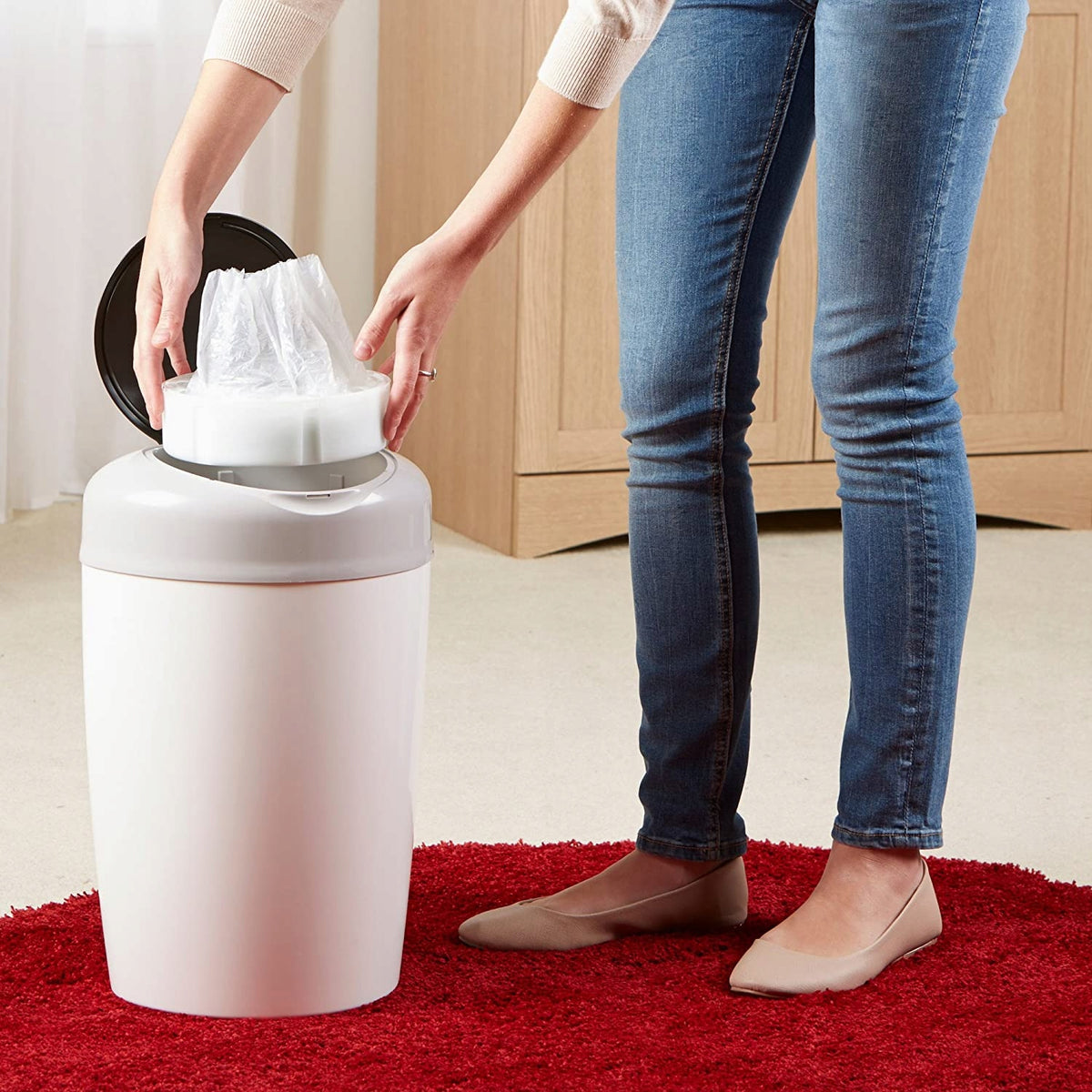TOMMEE TIPPEE simplee sangenic Windeleimer + Nachfüllkassette