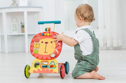 LABEBE carrello in legno LEONE 34 x 30,5 x 44,5 cm 1-3 anni