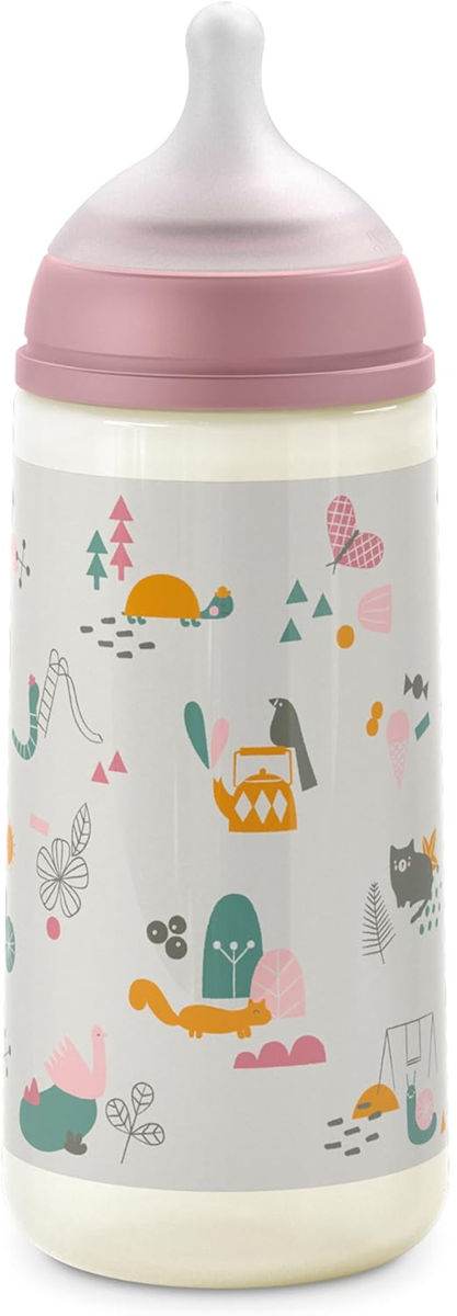 SUAVINEX nappflaska med symmetrisk SX PRO-napp 360 ml 6 mån+