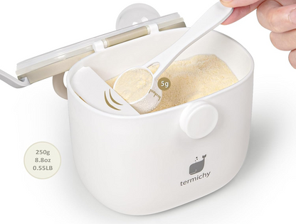 TERMICHY recipiente para leite adaptado 500 ml 250 g + colher doseadora