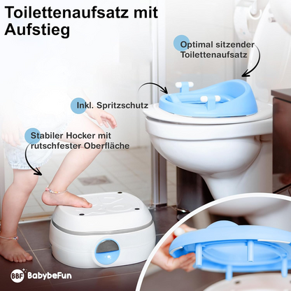 BABYBEFUN 3 az 1-ben biliő, WC-szűkítő, fellépő